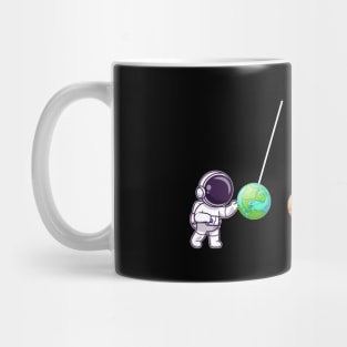 Astronaut Planets Spaceman Funny Space Dwarf Solar System Mug